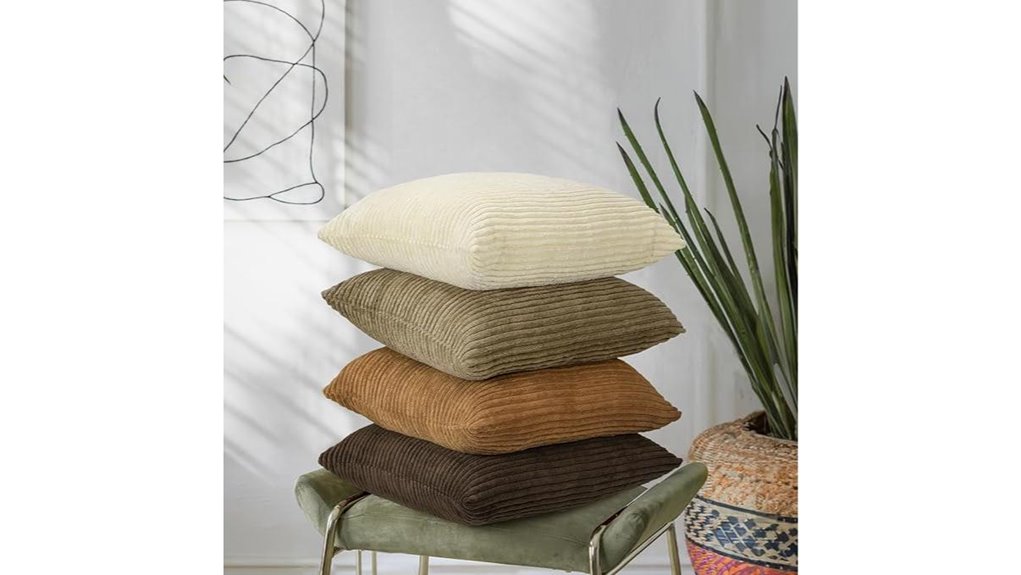 corduroy pillow covers 18x18