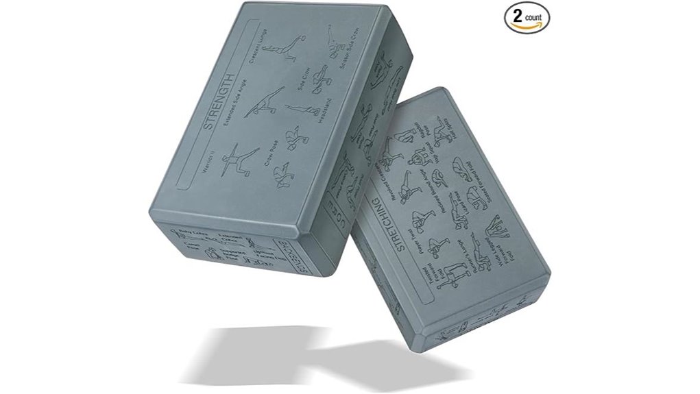 cork yoga blocks pair