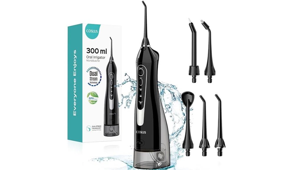 coslus 300ml waterproof flosser