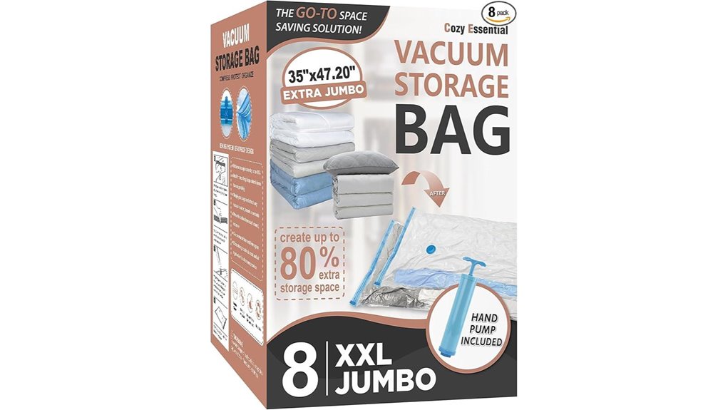 cozy essential vacuum storage bags