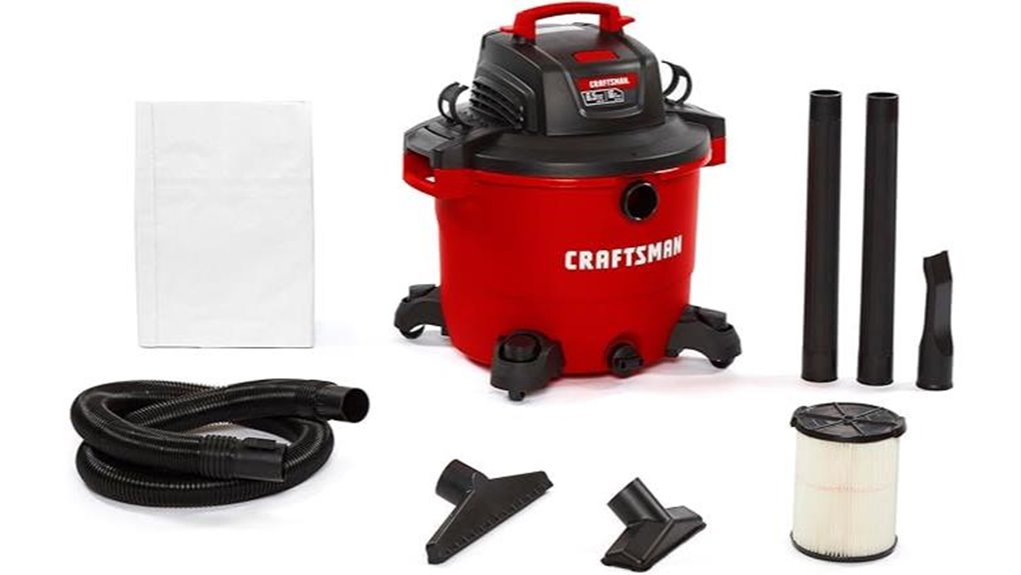 craftsman 16 gallon vacuum kit