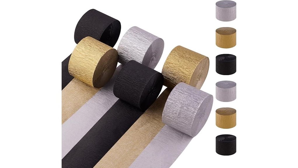 crepe paper streamer set