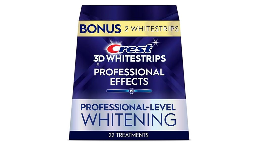 crest 22 treatment professional whitestrips