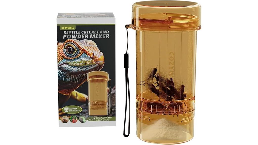 cricket calcium powder mixer for reptiles