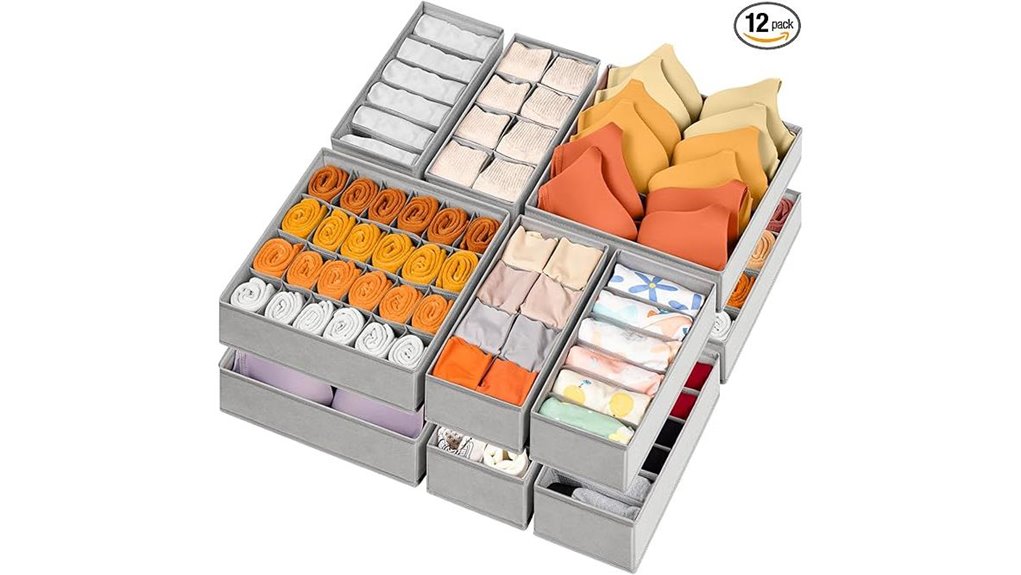 criusia 12 pack underwear organizer