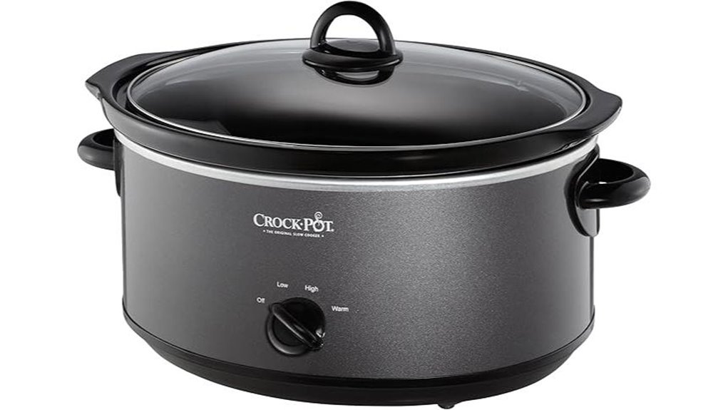 crock pot 7 quart manual cooker