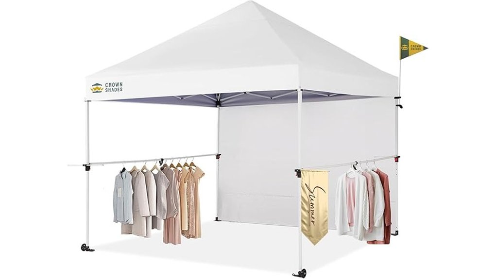 crown 10x10 pop up tent