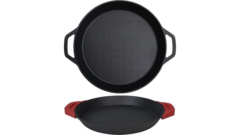 crucible cast iron skillet size 15 75 inches