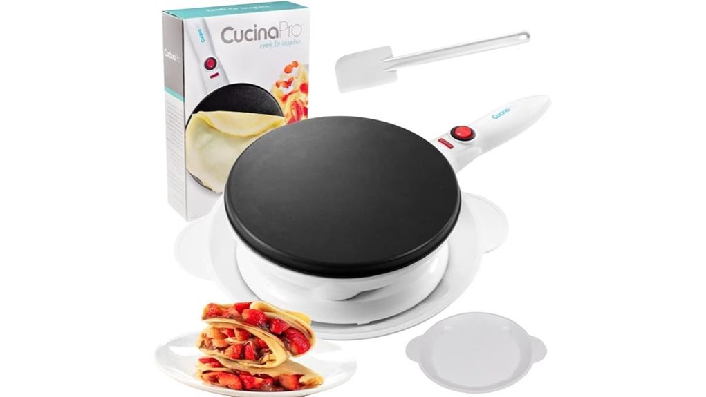 cucinapro cordless crepe maker