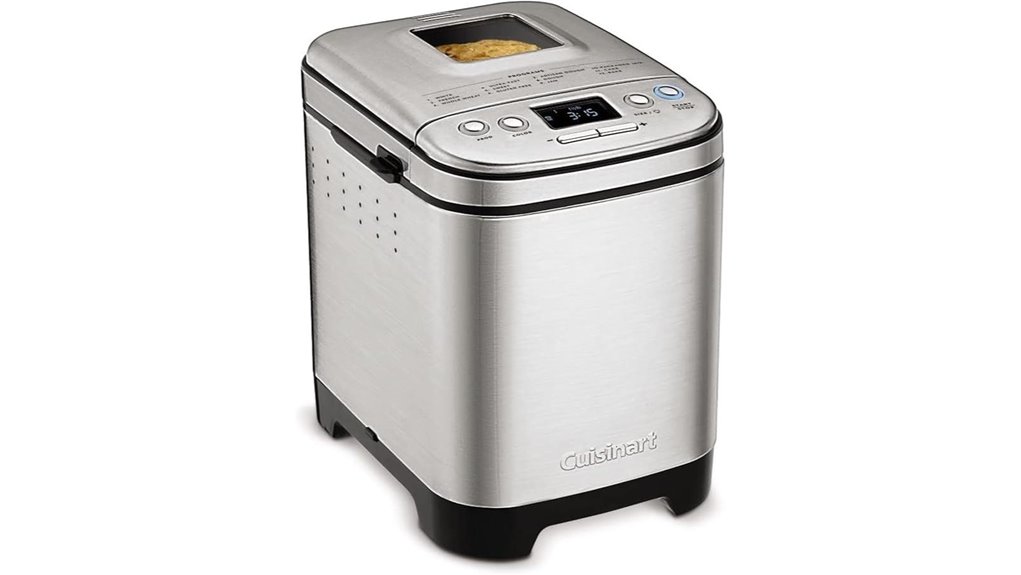 cuisinart stainless breadmaker 12 menu