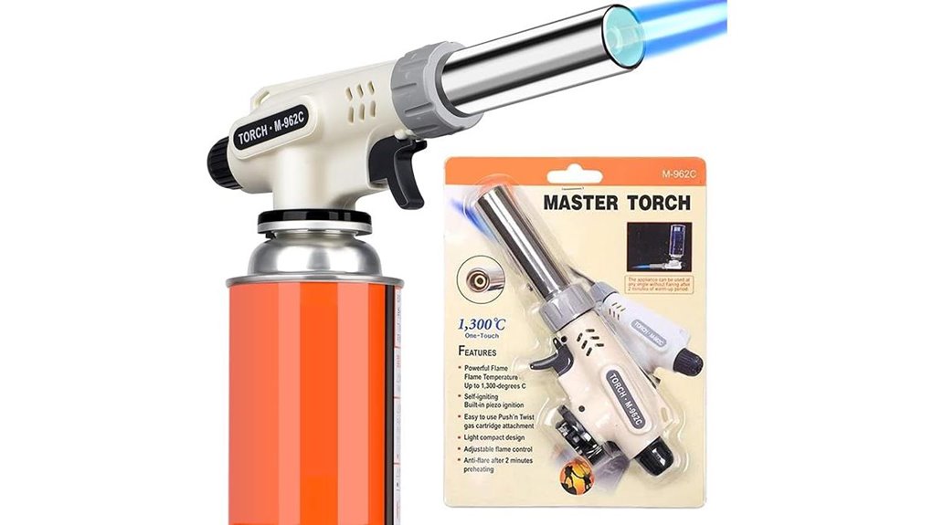culinary butane torch for creme brulee