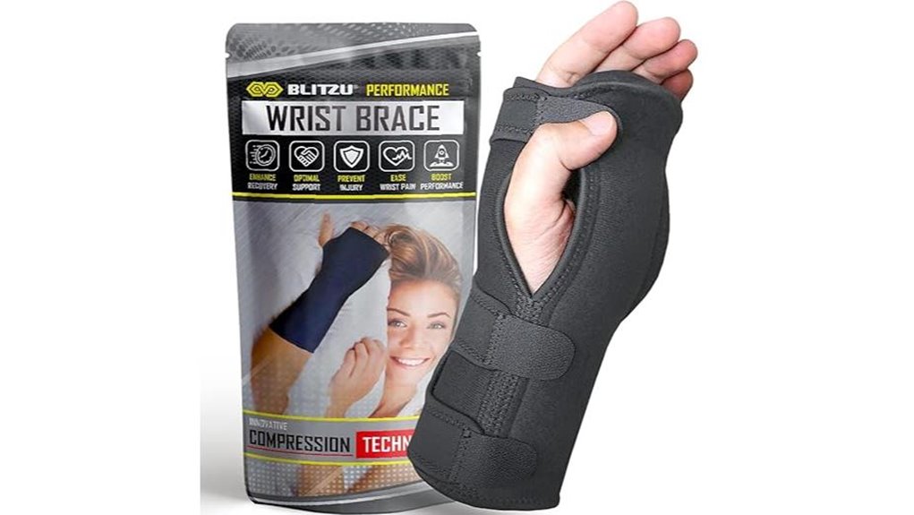 cushioned night carpal brace
