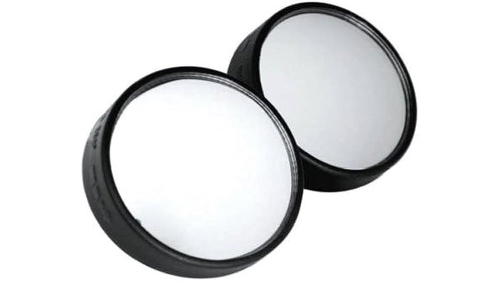 custom accessories 71121 two inch mirrors