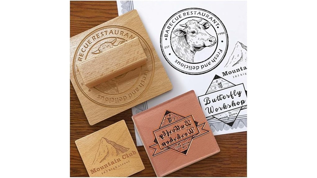 custom multi size rubber stamp