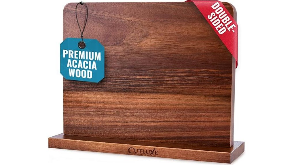 cutluxe magnetic knife block