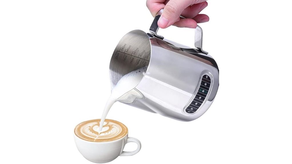 dailyart stainless milk frother