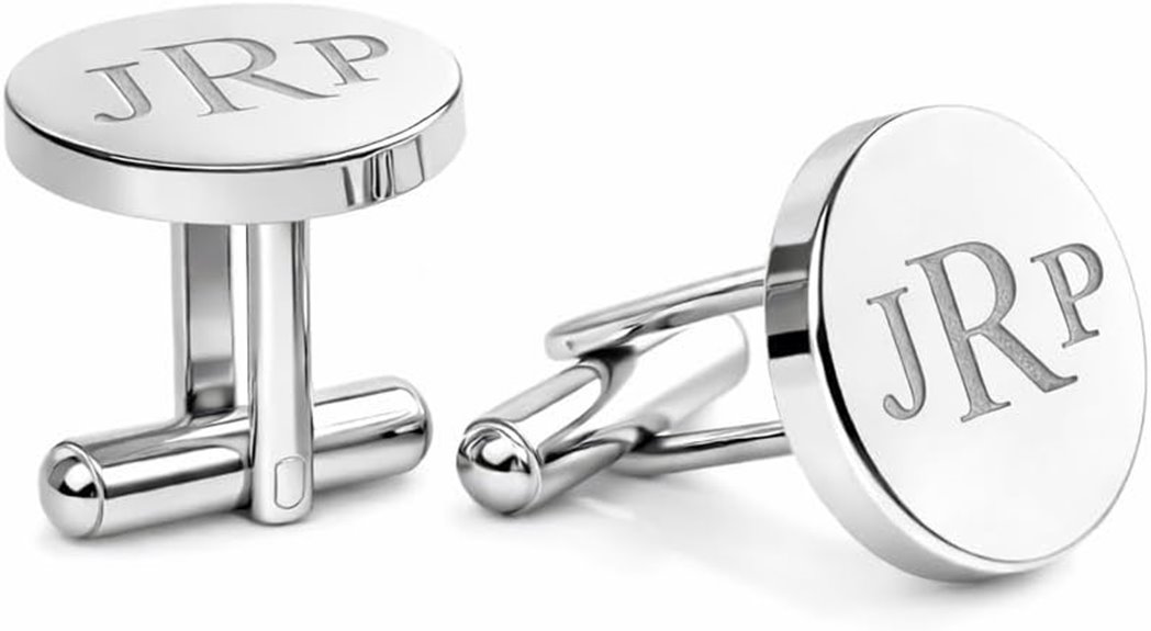 danique monogram cufflinks set
