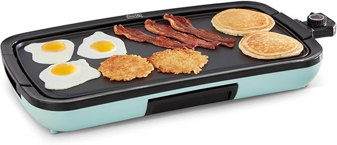 dash everyday electric griddle four word phrase