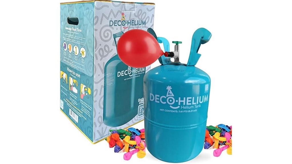decochamp helium tank capacity