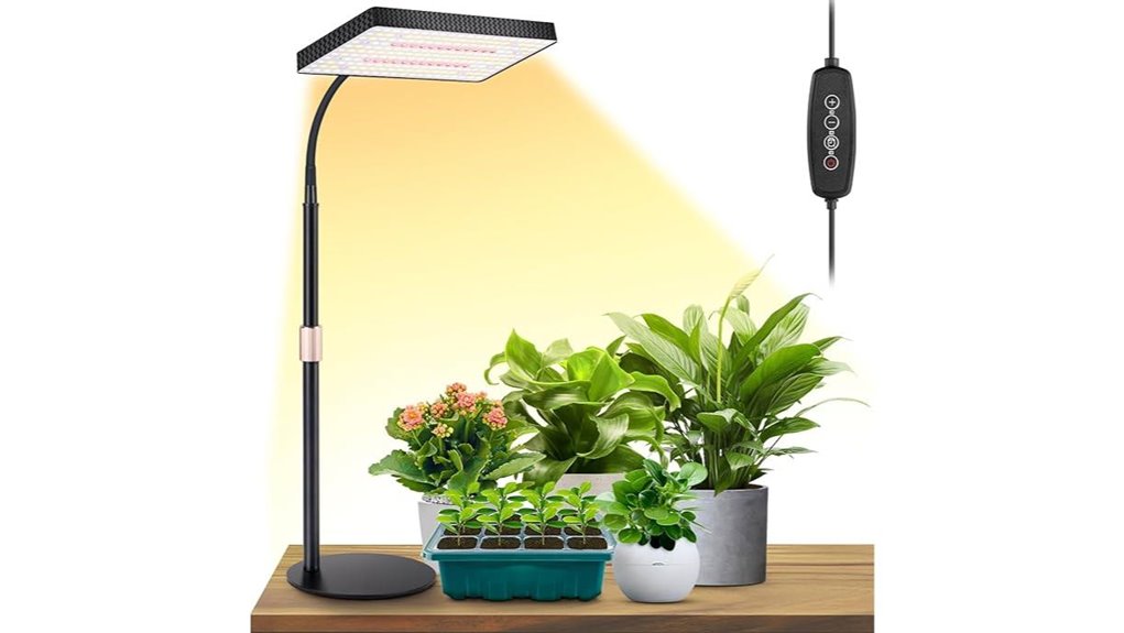 desk timer enabled height adjustable light