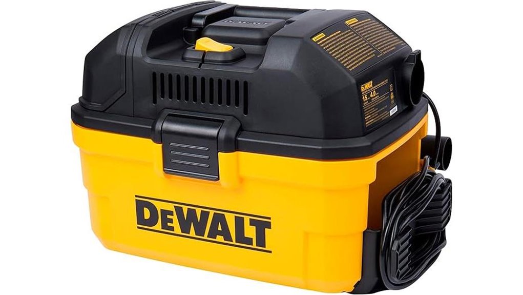 dewalt yellow portable vacuum