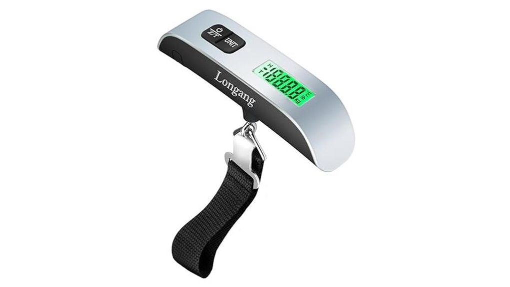 digital luggage scale backlit display 110 lb