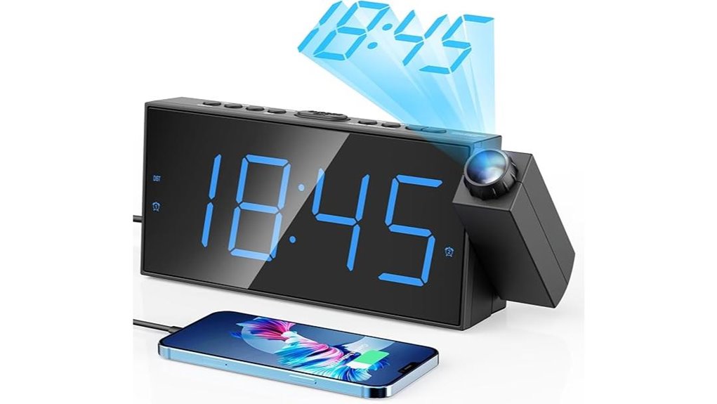 digital projection led clock