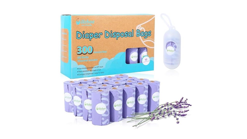 disposable diaper bags scented lavender