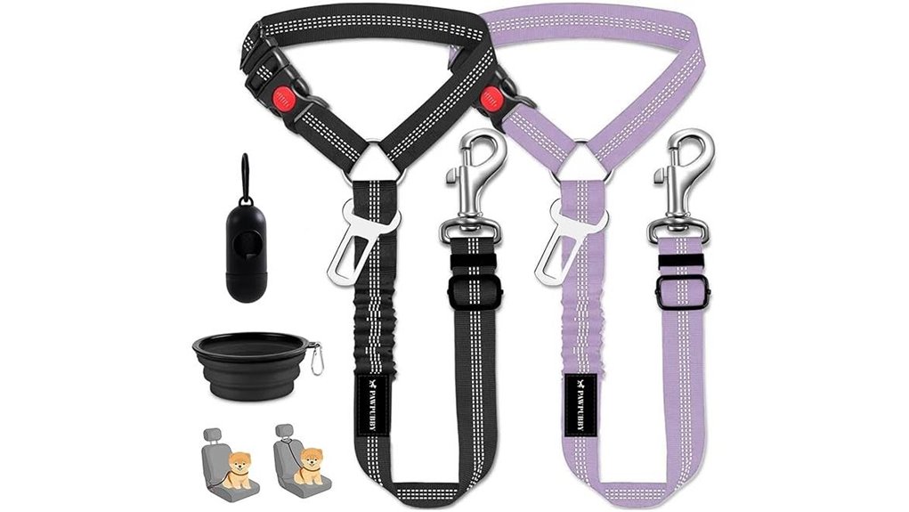 dog car seat belt harness
