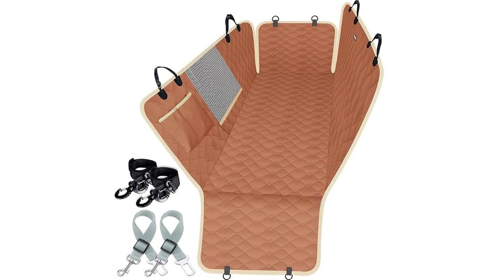 dog car waterproof dual belt
