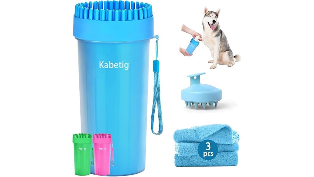 dog paw cleaner 2 in 1