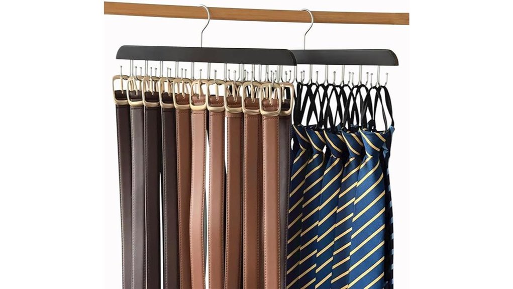 double belt hanger organizer