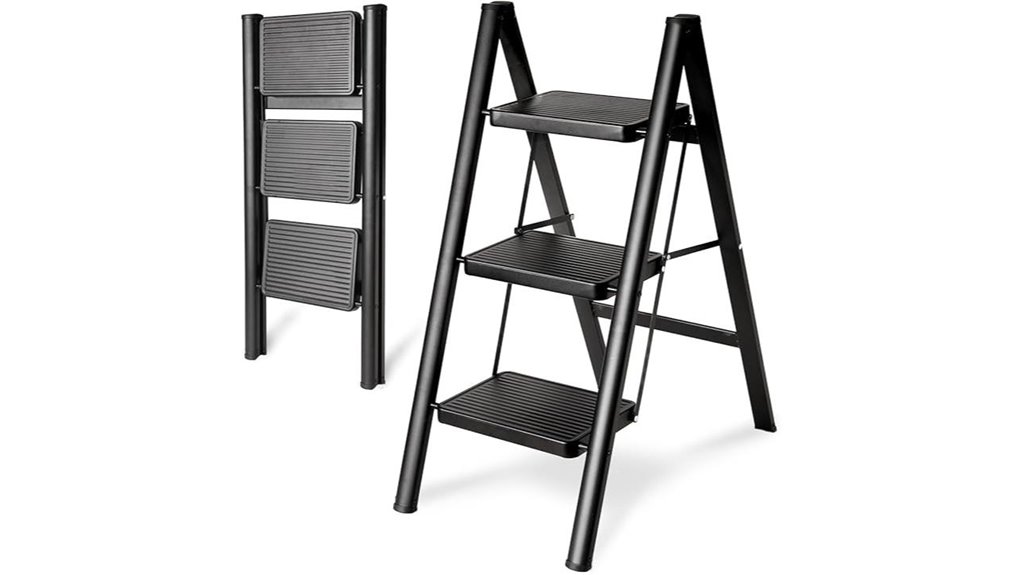 double elite 3 step ladder