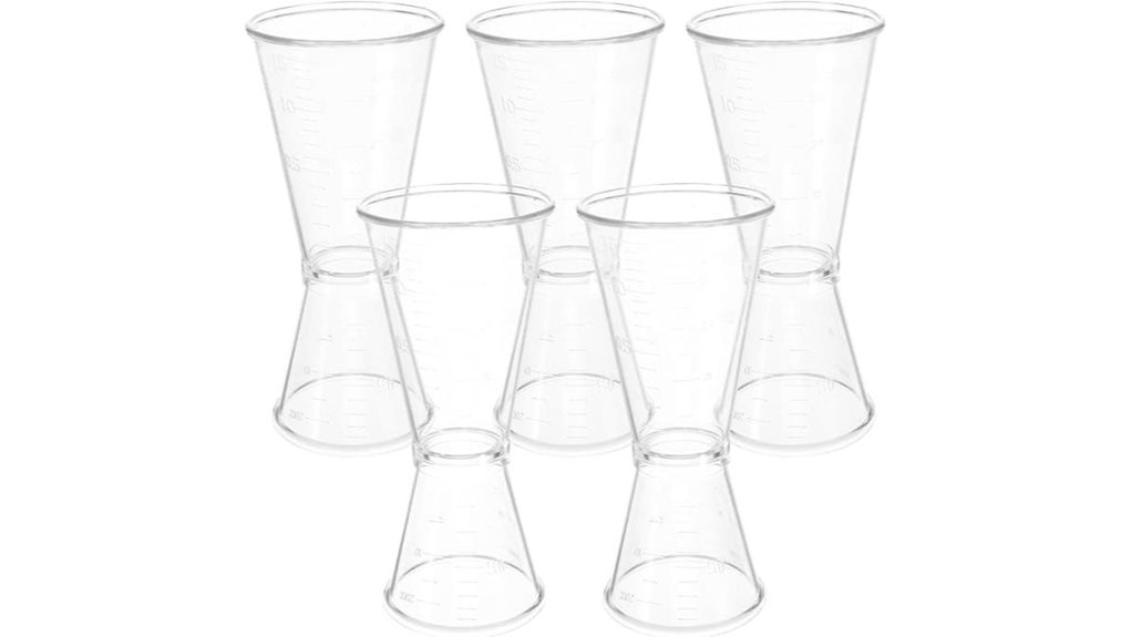 double head measuring cup for cocktails