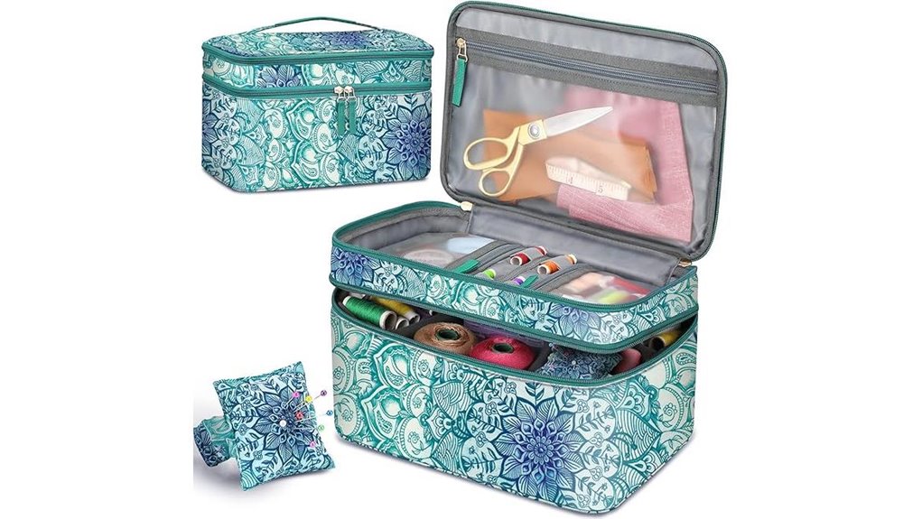 double layer sewing case