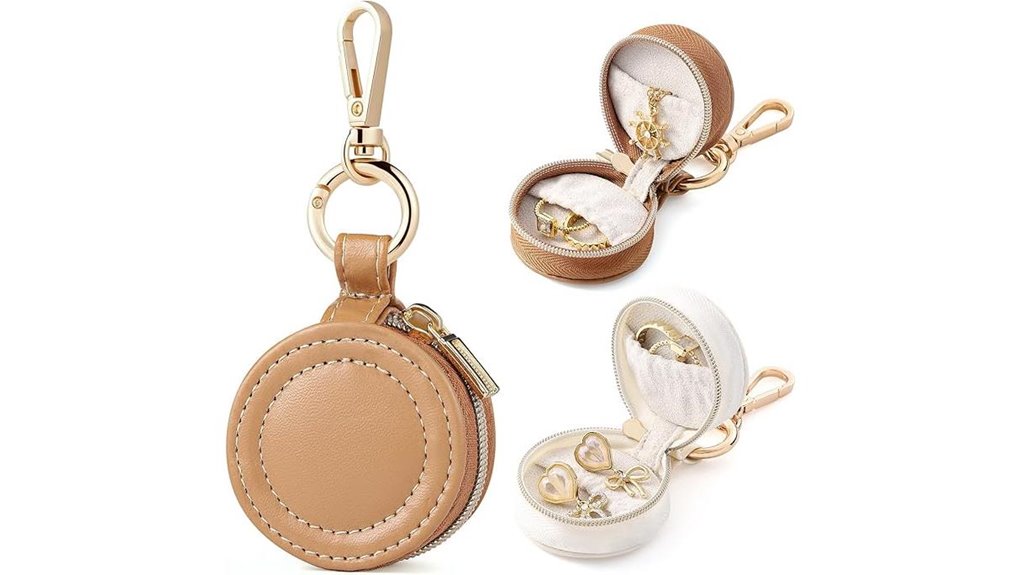 double portable ring keychains