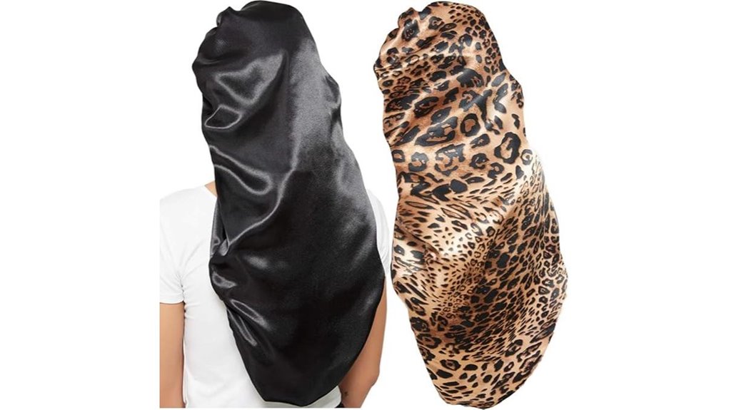 double satin bonnets elastic