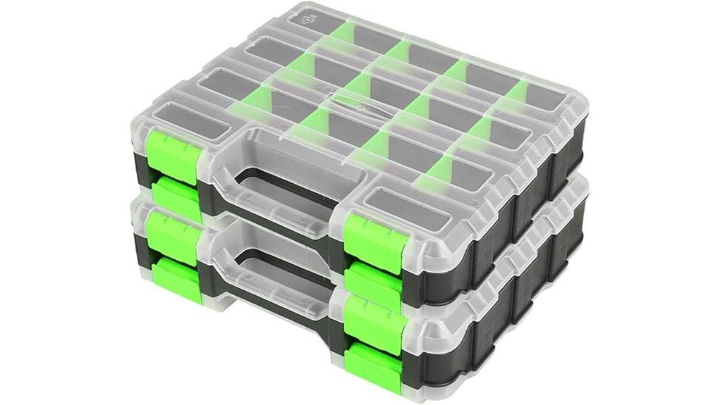 double sided 34 compartment organizer pack