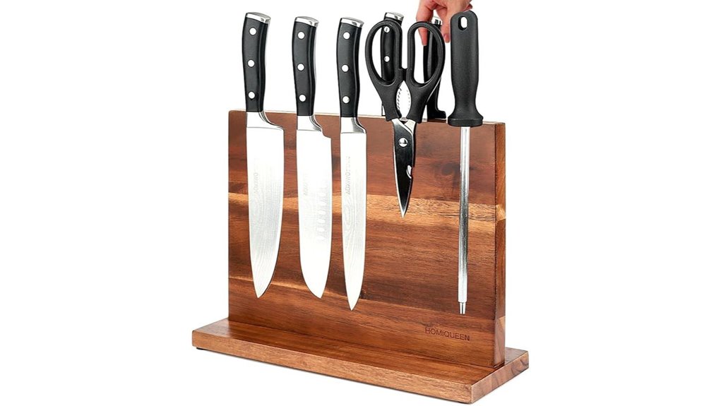 double sided magnet knife block