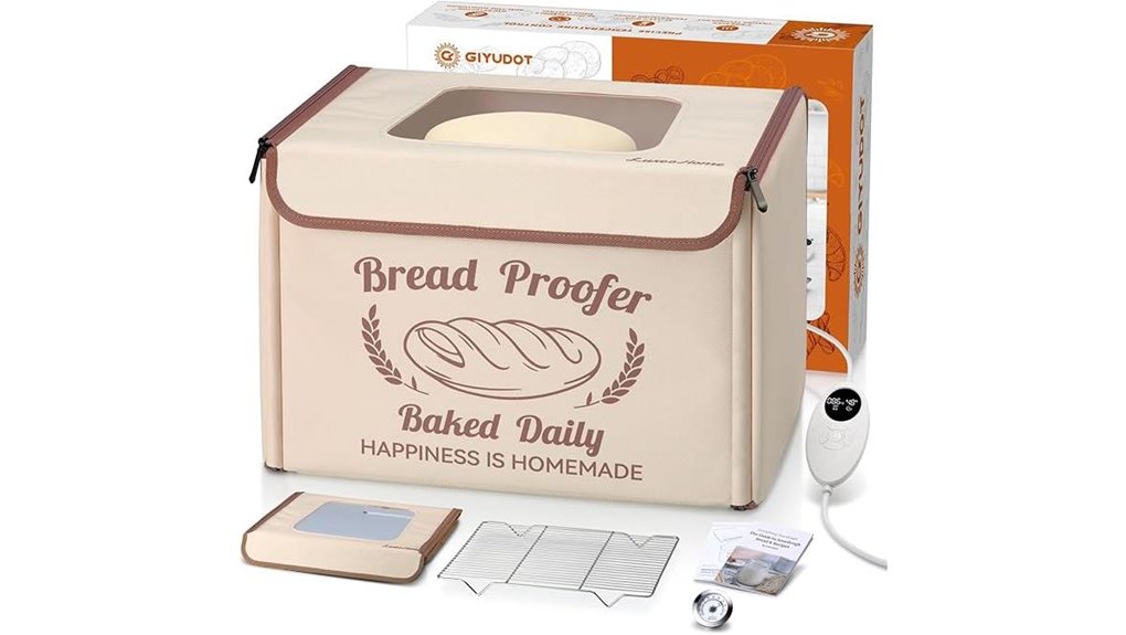 dough proofer with timer