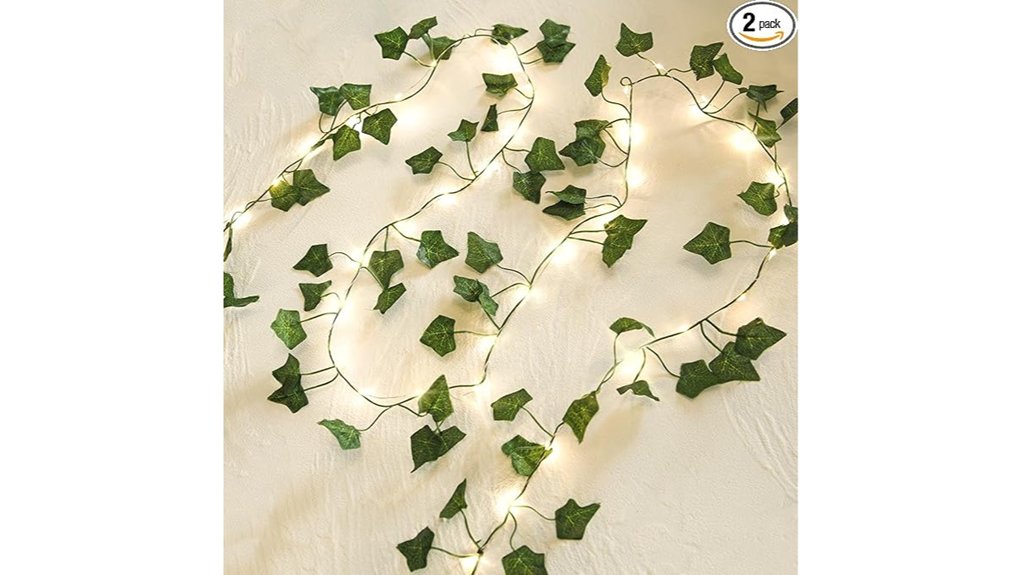 dual green ivy lights