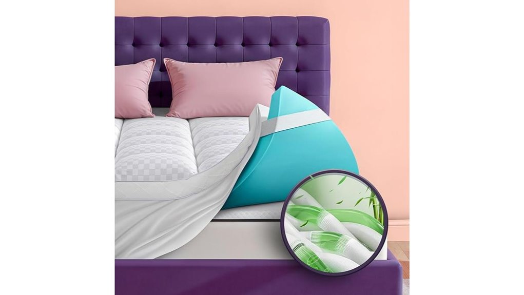 dual layer 4 inch memory foam