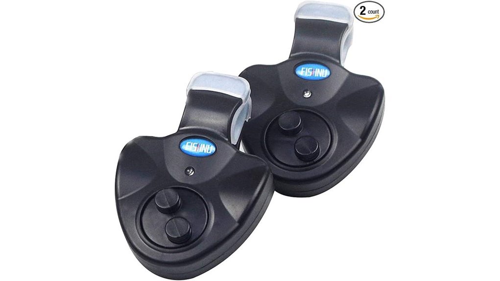 dual led fishing bite alarms