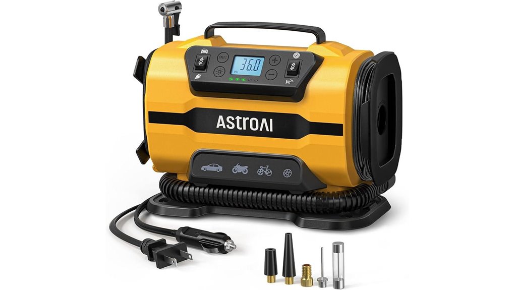 dual motor 150 psi inflator