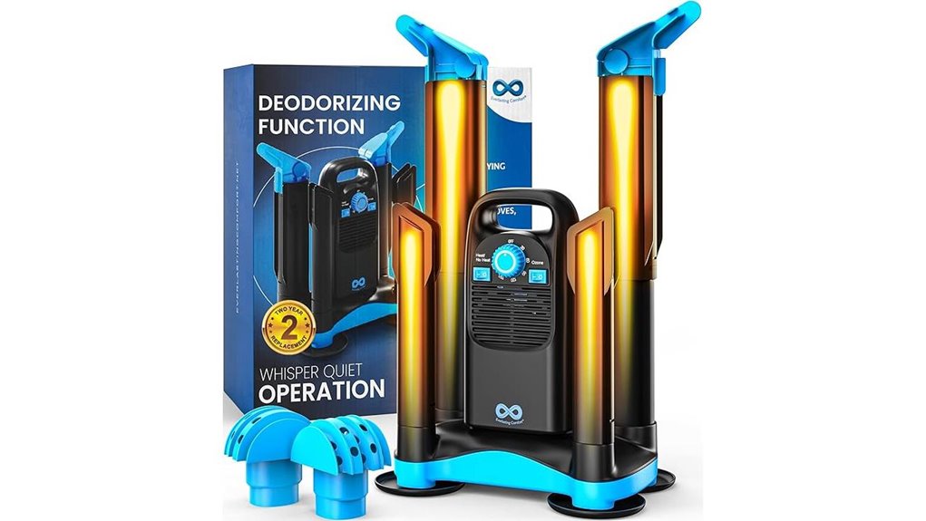 dual ozone boot dryer