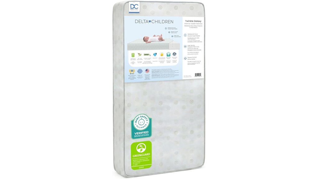 dual sided galaxy crib mattress