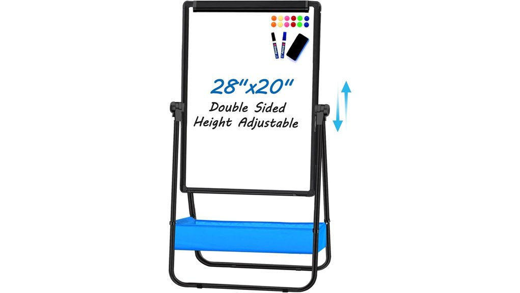 dual sided magnetic whiteboard stand