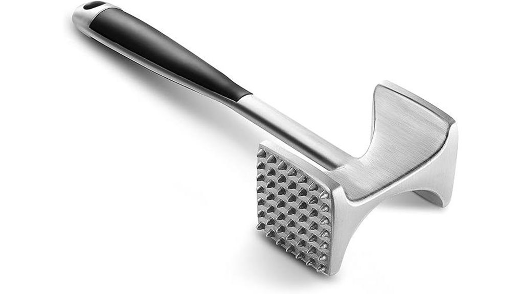 dual sided meat tenderizer hammer