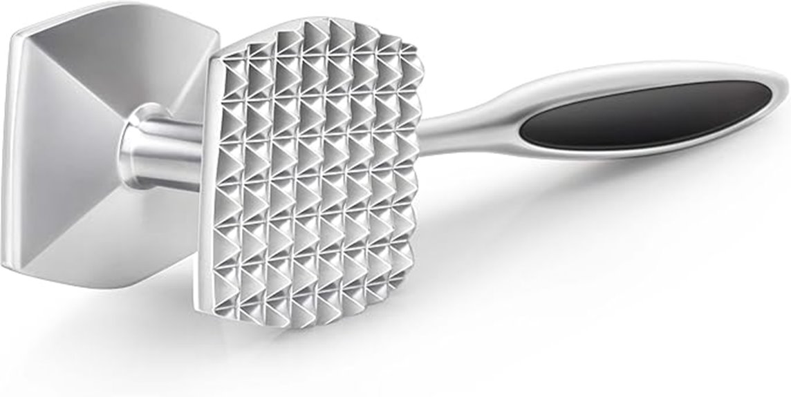 dual sided meat tenderizer mallet