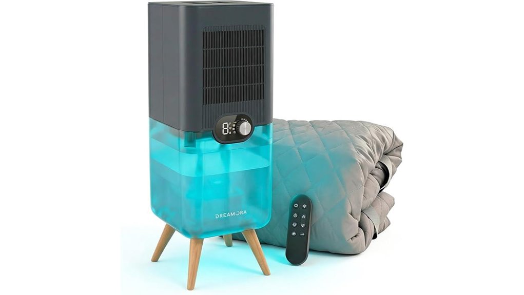 dual sided water cooled mattress cooler
